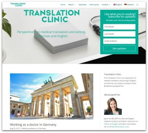 Translation Clinic - on German-English medical translation and writing