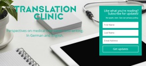 Translation Clinic - German-English medical translation and writing