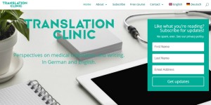 Translation Clinic - German-English medical translation and writingTranslation Clinic - German-English medical translation and writing